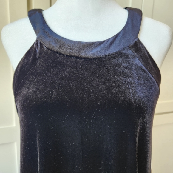 Betsey Johnson Whimsigoth Black Velvet Trapeze Swing Dress Sexy Party New Size 8 - Picture 4 of 16